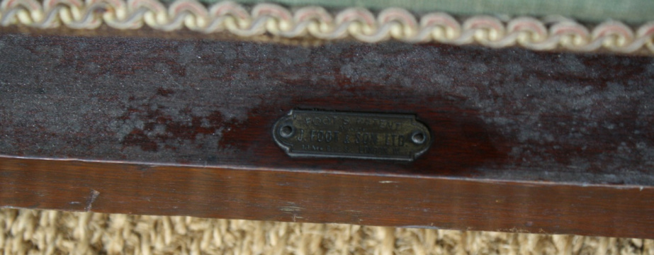 Most Original J Foot Burlington Patent Adjustable Chair !